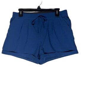 ZYIA Active Blue Women's Athletic Shorts Mesh Interior Lining Size Large